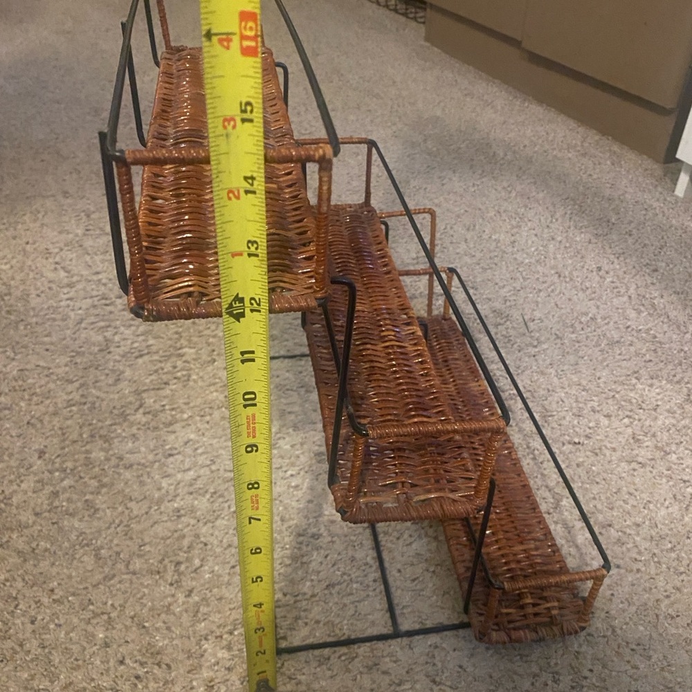 Three-Tier Brown Spice Rack - Picture 4 of 4